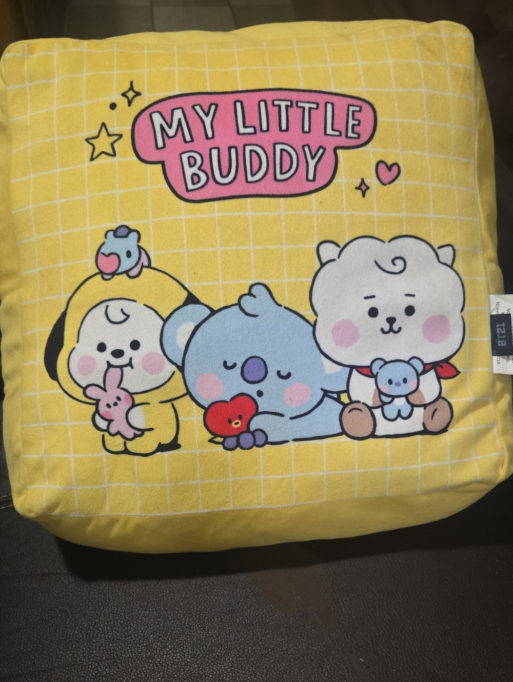 My Little Buddy Br21 Yellow Plush Character Cushion by My Little Buddy